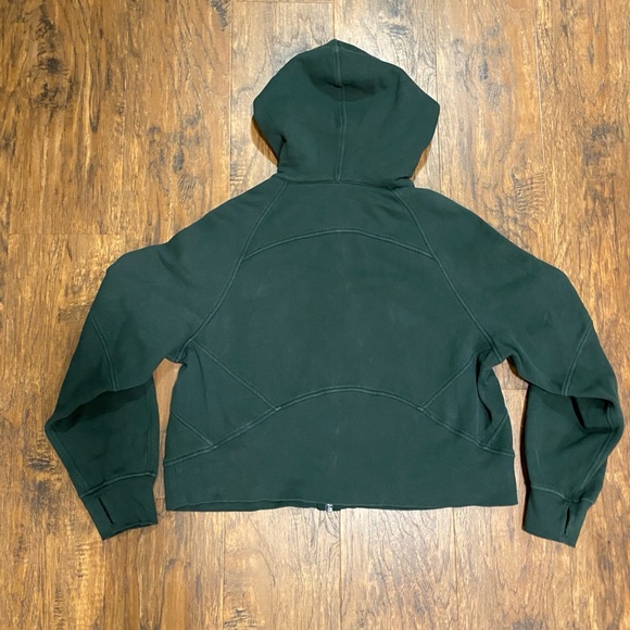 lululemon Scuba Oversized Full-Zip Hoodie: Legacy Green, M/L - Picture 2 of 3